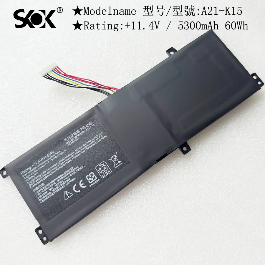 بطارية كمبيوتر محمول لـ Getac enike ، machb ، VA ، VA ، VD ، vvr26 ، VG65T ، G15G ، Akoya ، K15 ، PC6OK ، V