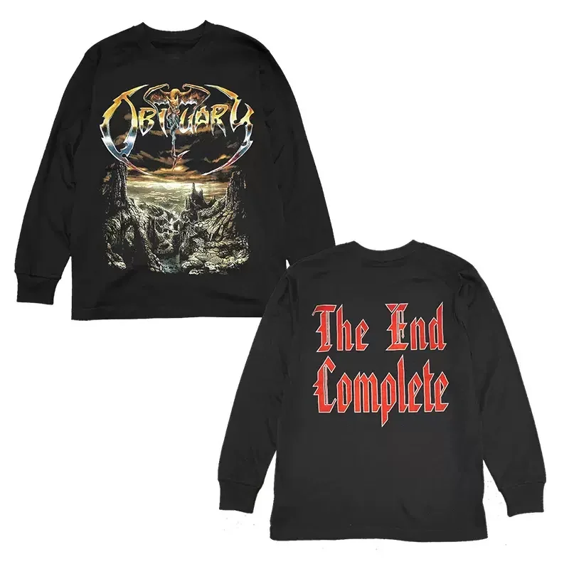 OBITUARY Tshirt Punk Rock Sweatshirts Pullovers Harajuku Hip Hop Streetwear Ten Thousand Ways To Die Hoody Sweatshirts