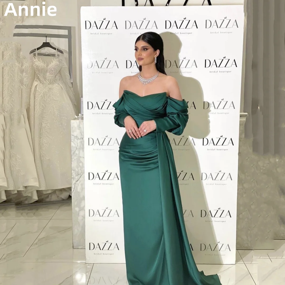 

Dubai Ladies Prom Dresses Ladies' Robe Dinner Evening Dress Silk Satin Mermaid Formal Occasions Party Dresses 2024 فساتين السهرة