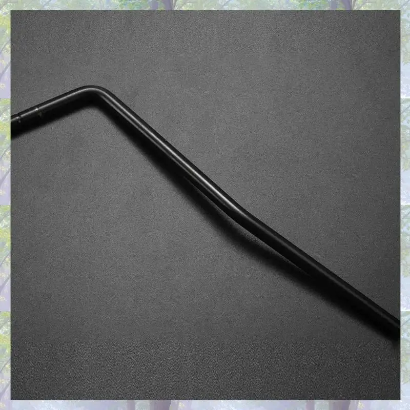 2X نمط الإدراج المباشر الغيتار الكهربائي Tremolo Arm Whammy Bar - كروم - أسود / إدراج جزء القطر 6 مم