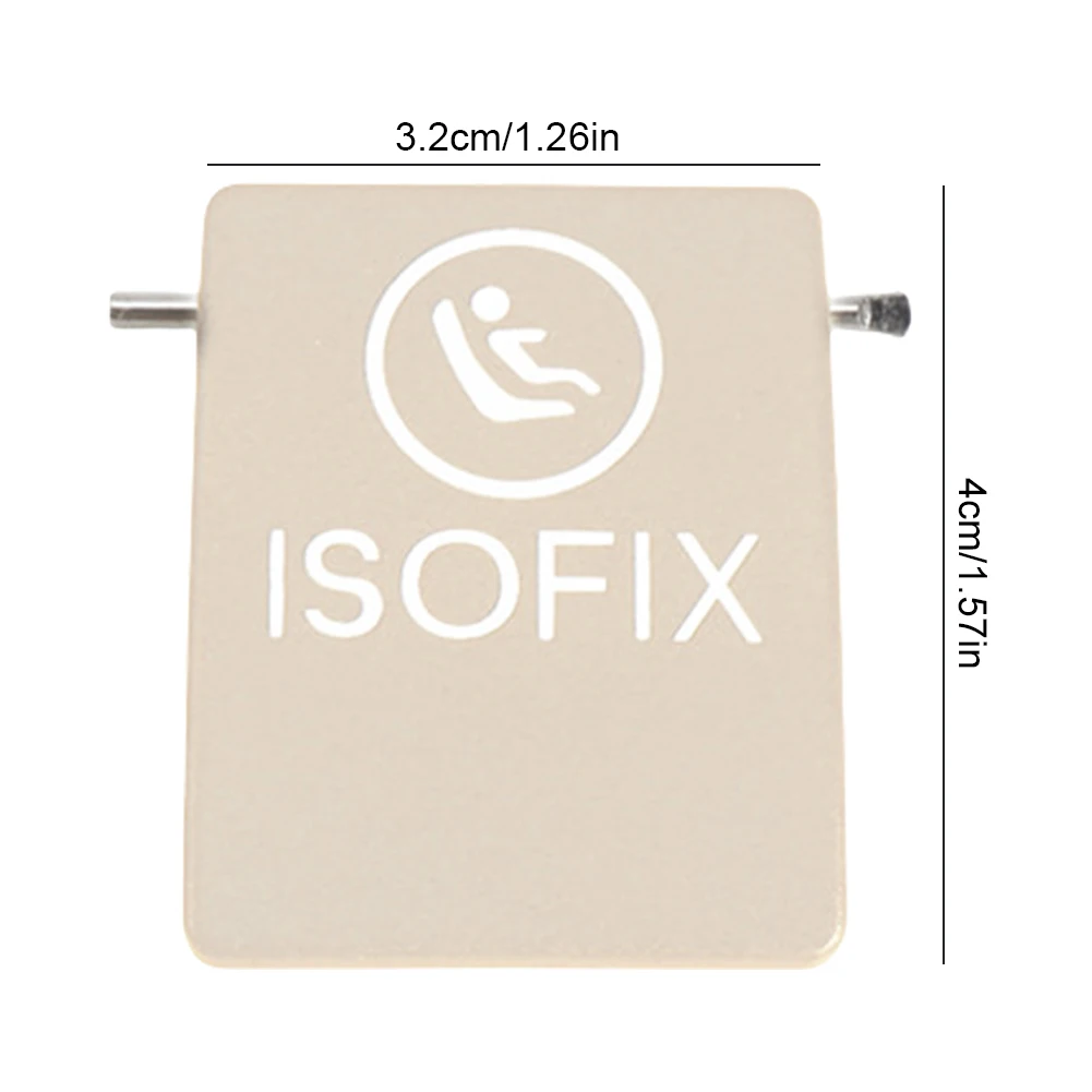 غطاء أمان مقعد السيارة الخلفي للأطفال ISOFIX OEM 2059200806 غطاء مفتاح مقعد السيارة ISOFIX لبنز C Class W253 GLC 2015-2021 #5