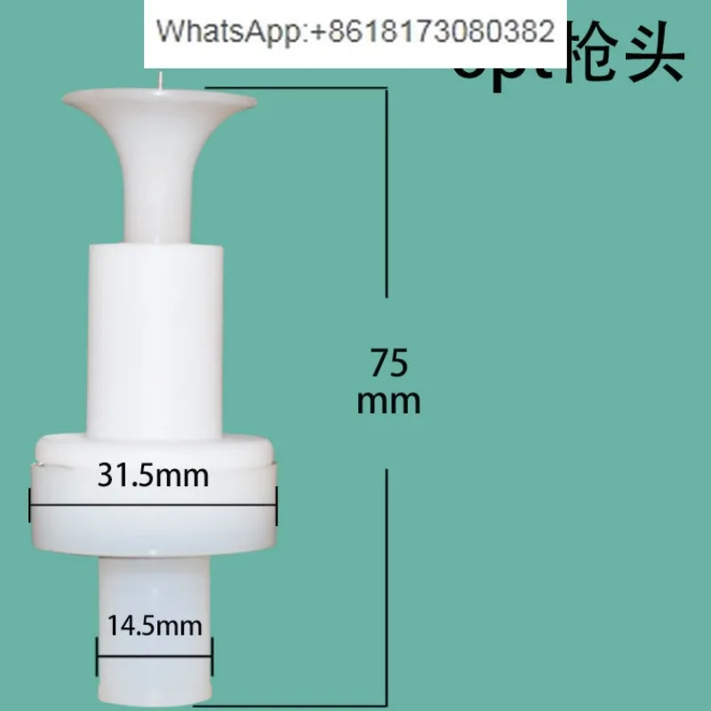 Flat gun head spray gun spray gun plastic electrostatic spraying accessories