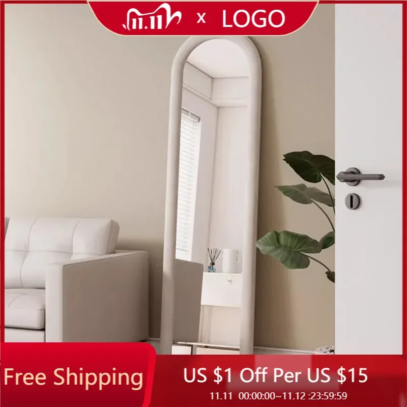 Bedroom Mount Wall Mirror Aesthetic Design Barber Wall Mirror Standing Magnifying Office Espejo Maquillaje Luz Home Decoration