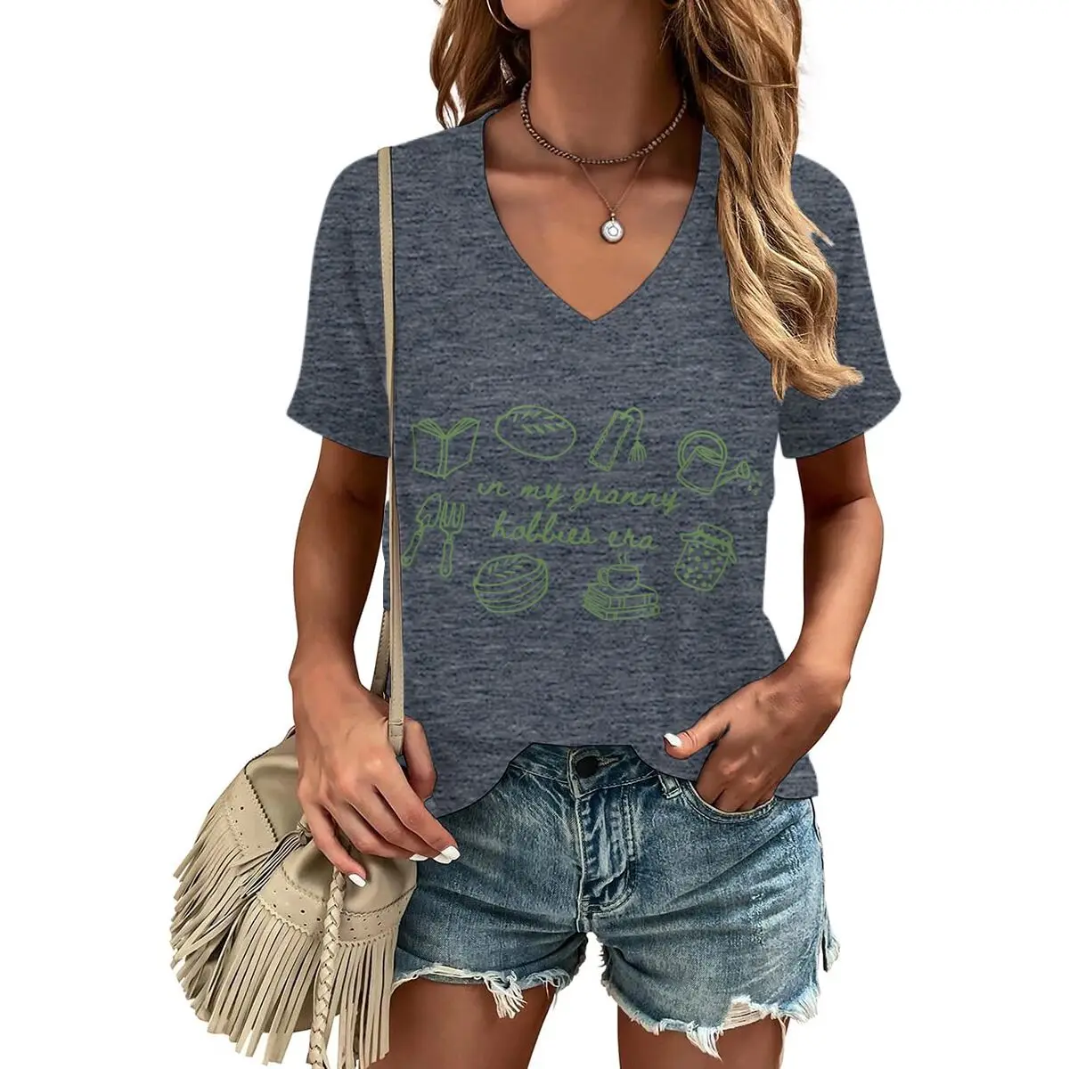 fashion Granny Slow Life trend t-shirts women 