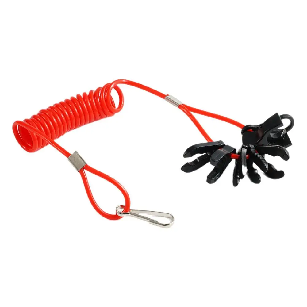 Boat Outboard Switch Engine Motor Lanyard Kill Urgent for YAMAHA Jet Ski 2-425hp Key Reminder Rope Safety Tether image 5