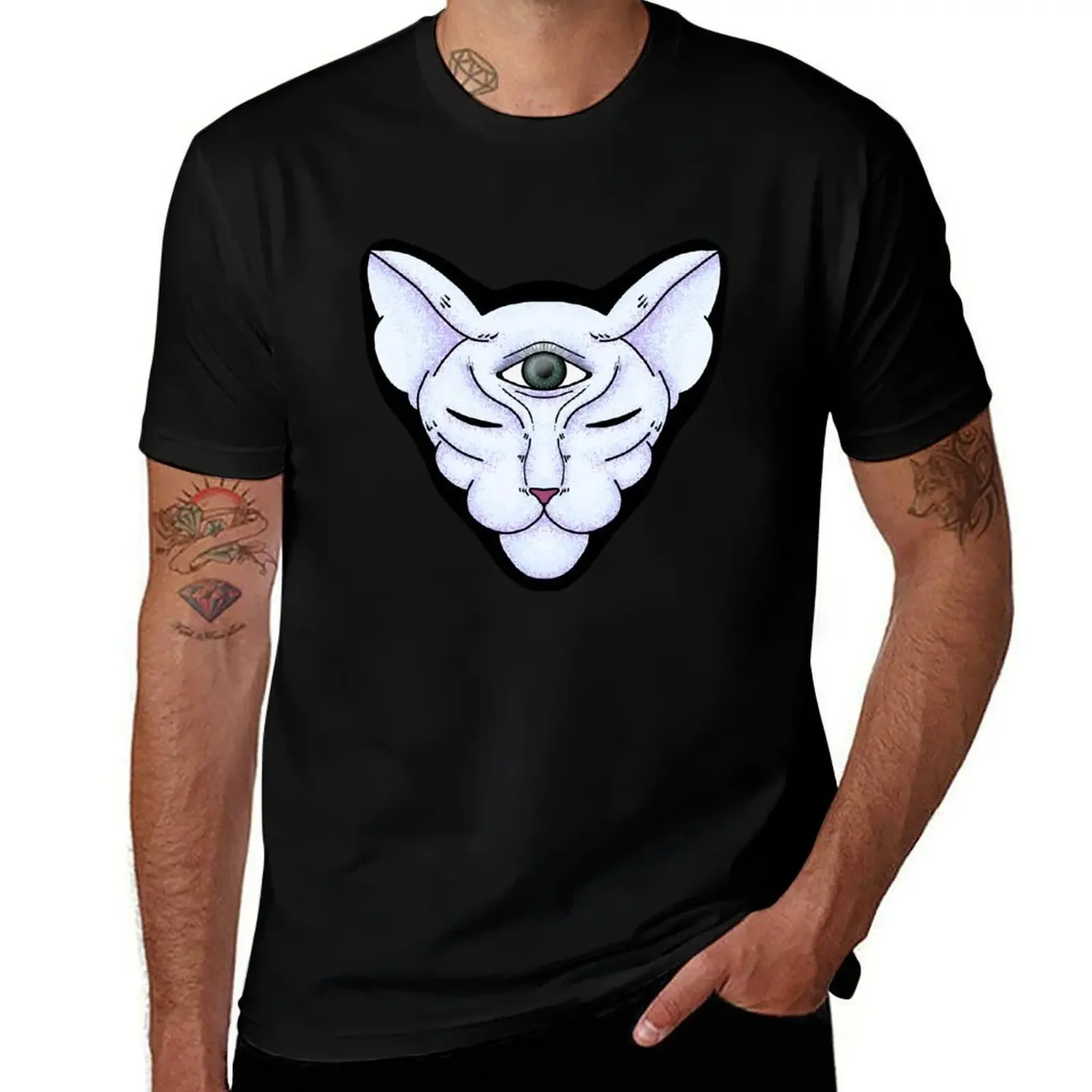 

Cosmic Cat T-Shirt custom shirt graphic tee shirt man clothes blacks t shirts for men cotton