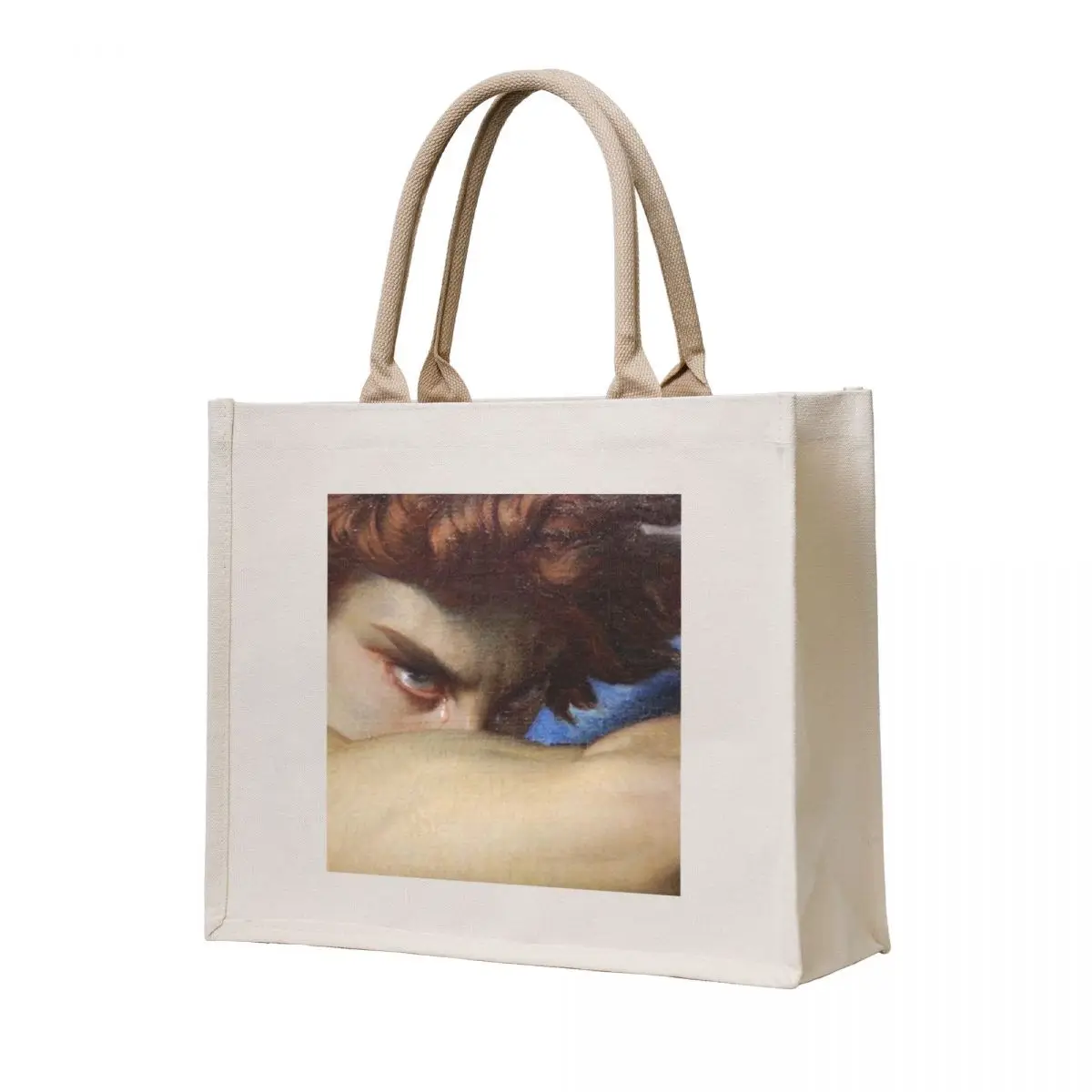 

Fallen Angel by Alexandre Cabanel Tote Bag reusable shopping bags bag for beach Women's beach bags