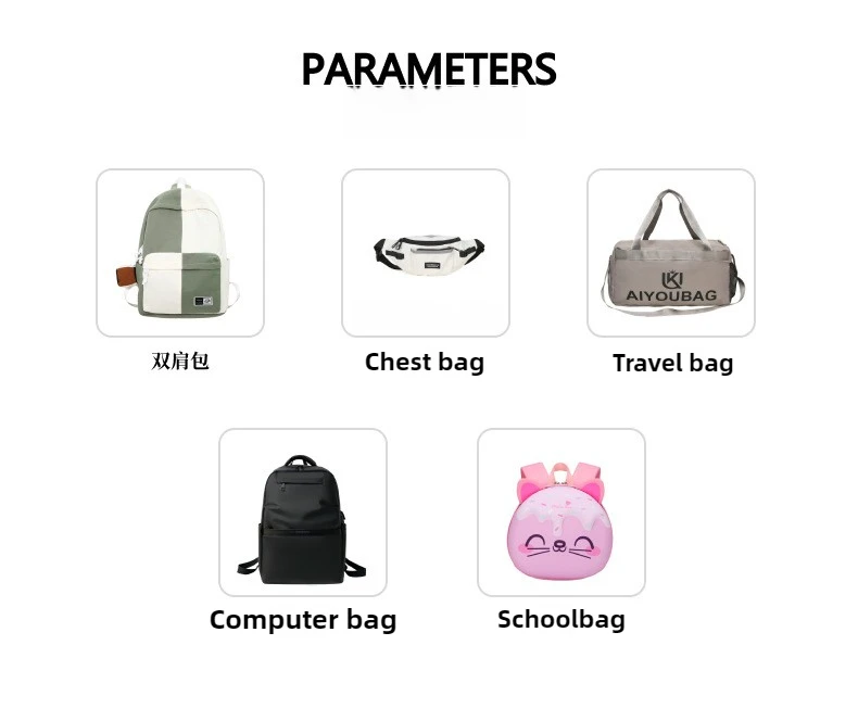 Stilvoller, minimalistischer Rucksack für Damen, leichte Reisetasche mit Telefonschlüsselaufbewahrung, kleiner, schicker Rucksack – Detail 2