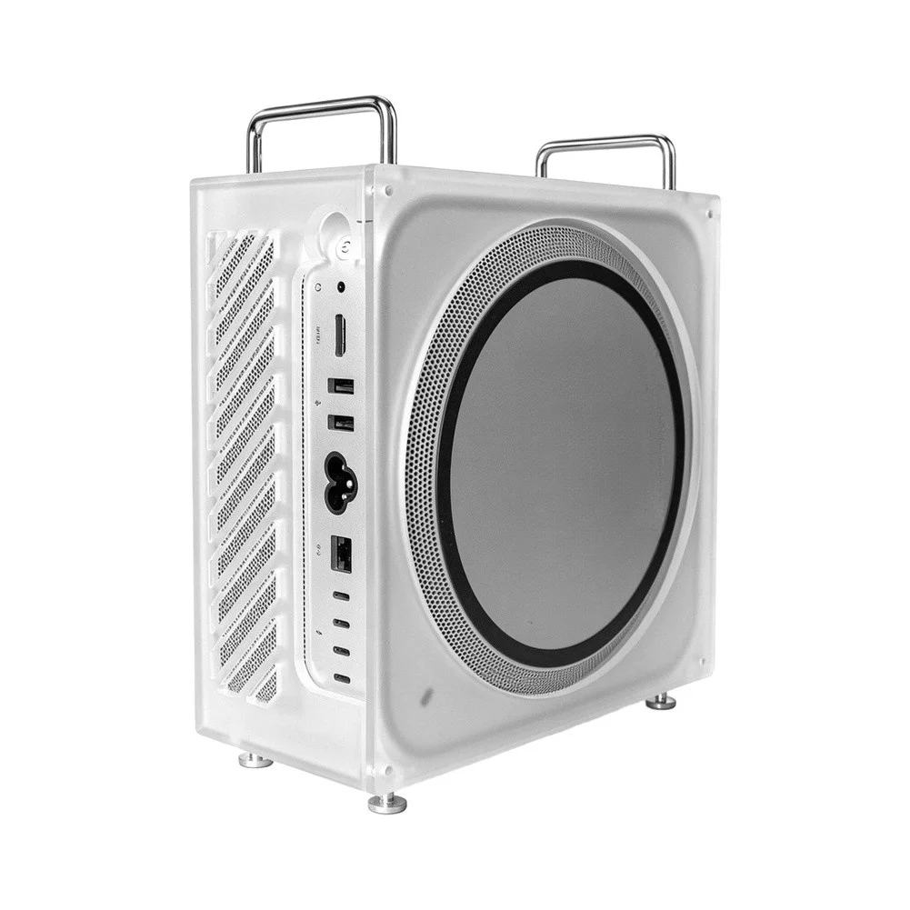 For Mac Studio For Acrylic Housing Case 25x20x9.7CM Frosted Texture Improved Airflow and Aesthetic Integration