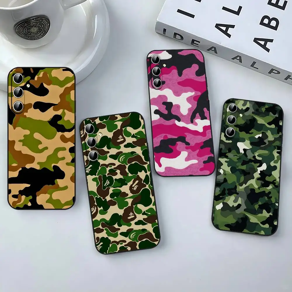 

Fashion Camo Camouflage Phone Case Slim Shockproof Case Protection For Samsung S24/S25/S22/S30/Note20/Lite/Ultra/5G/Plus/FE
