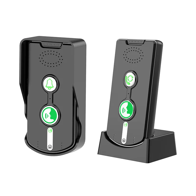 

1 шт., двунаправленный домофон со сверхдальними расстояниями, портативный беспроводной домашний домофон из АБС-пластика для занятий спортом пожилыми людьми