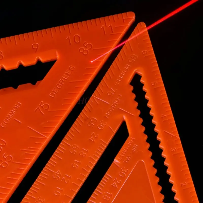 1pcs Woodworking triangle ruler, large turning ruler, 90 degree thick right angle triangle board, high precision