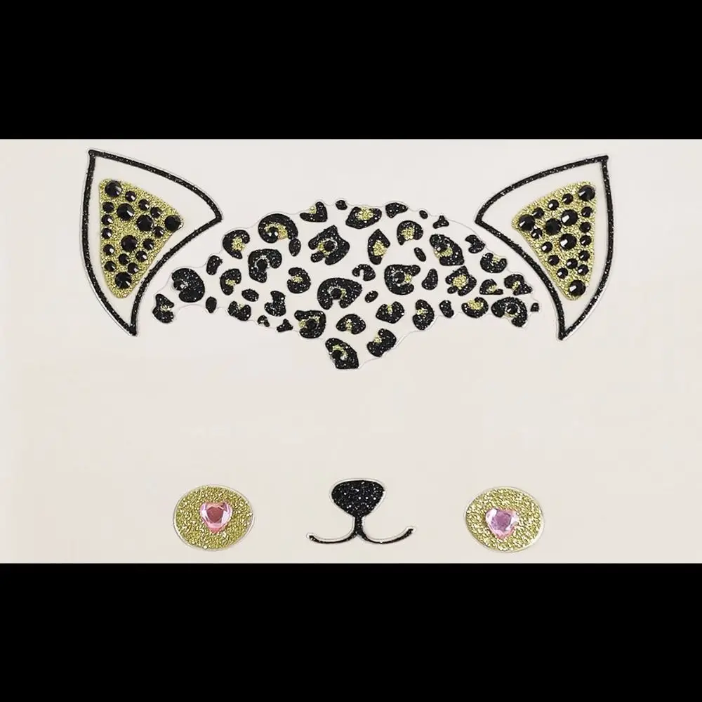 

Натуральные акриловые наклейки-тату с изображением кошачьей мордочки, долговечные, водостойкие, имитирующие тату, для женщин, профессиональные, для самостоятельного нанесения