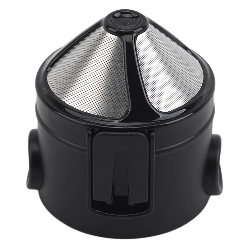 Filtro de café de acero inoxidable, embudo portátil de goteo, Infusor de té reutilizable, práctico, producto para el hogar