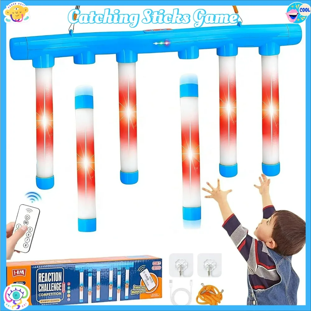 Jogo reflexo desafio captura varas jogo gota captura win reação treinamento brinquedo velocidade ajustável pai-filho esporte interativo