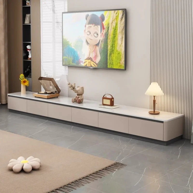 Nordic Modern Light Luxury Simple Vertical TV Cabinet Living Room Floor-standing Entertainment Center Monitor Stand Furniture