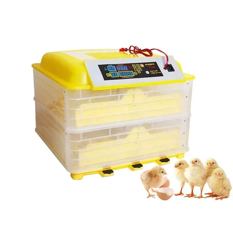 

Full Automatic Dual Power Best Price Auto Egg Turn 112 Chicken Eggs Incubator CE Approved 12V&220V