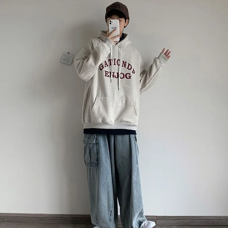 

Мужские худи с капюшоном: оригинальный городской дизайн, многофункциональность, дышащие, удобные, ветрозащитные, с множеством карманов, свободный крой для города