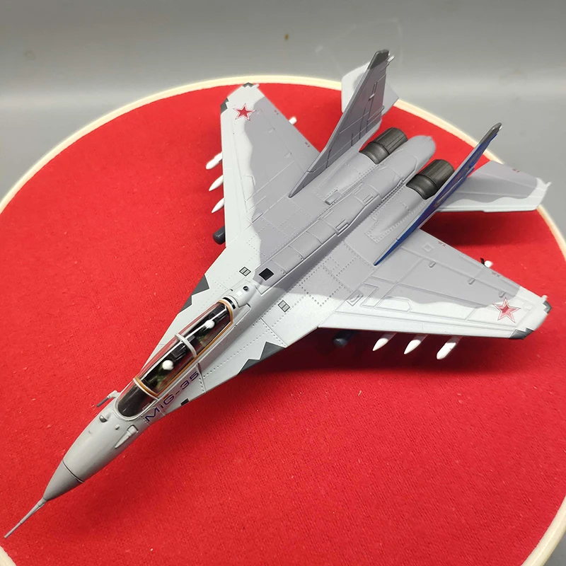 MIG35 Fighter Model 1/100 Scale Russia Fulcrum MIG-35 aircraft airplane fighter model children toys for display show collections