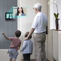 2.4G WiFi Video Intercom Door Camera IR Night Vision Home Security Door Eye Camera 4.3 Inch IPS Screen for Home Office Apartment