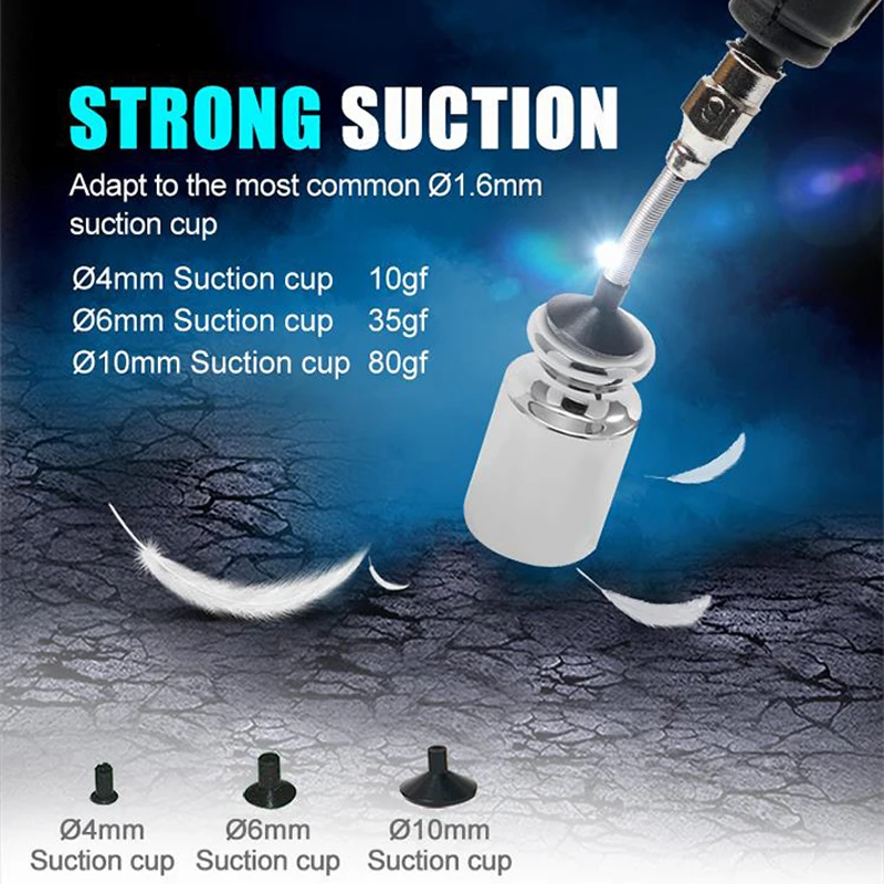 Pro'sKit Anti-static Electric Suction Pen with Three Vacuum Suction Cups for CPU Optical Components and Electronic Repair Tools