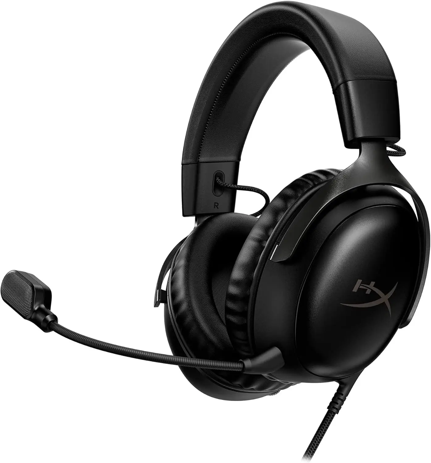 

Проводная игровая гарнитура для ПК, PS5, Xbox Series X | Наушники S с аудиосистемой DTS, пенополиуретановыми амбушюрами и прозрачным микрофоном - черные