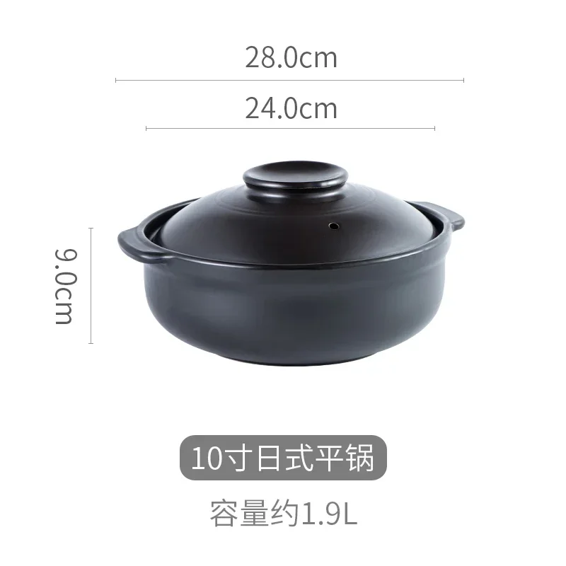 Koreaanse Pot Braadpan Aardewerk Soeppan Gestoomde Rijst Gestoofde Kip Rijst en Hittebestendige Claypot Rijst Gas Claypot