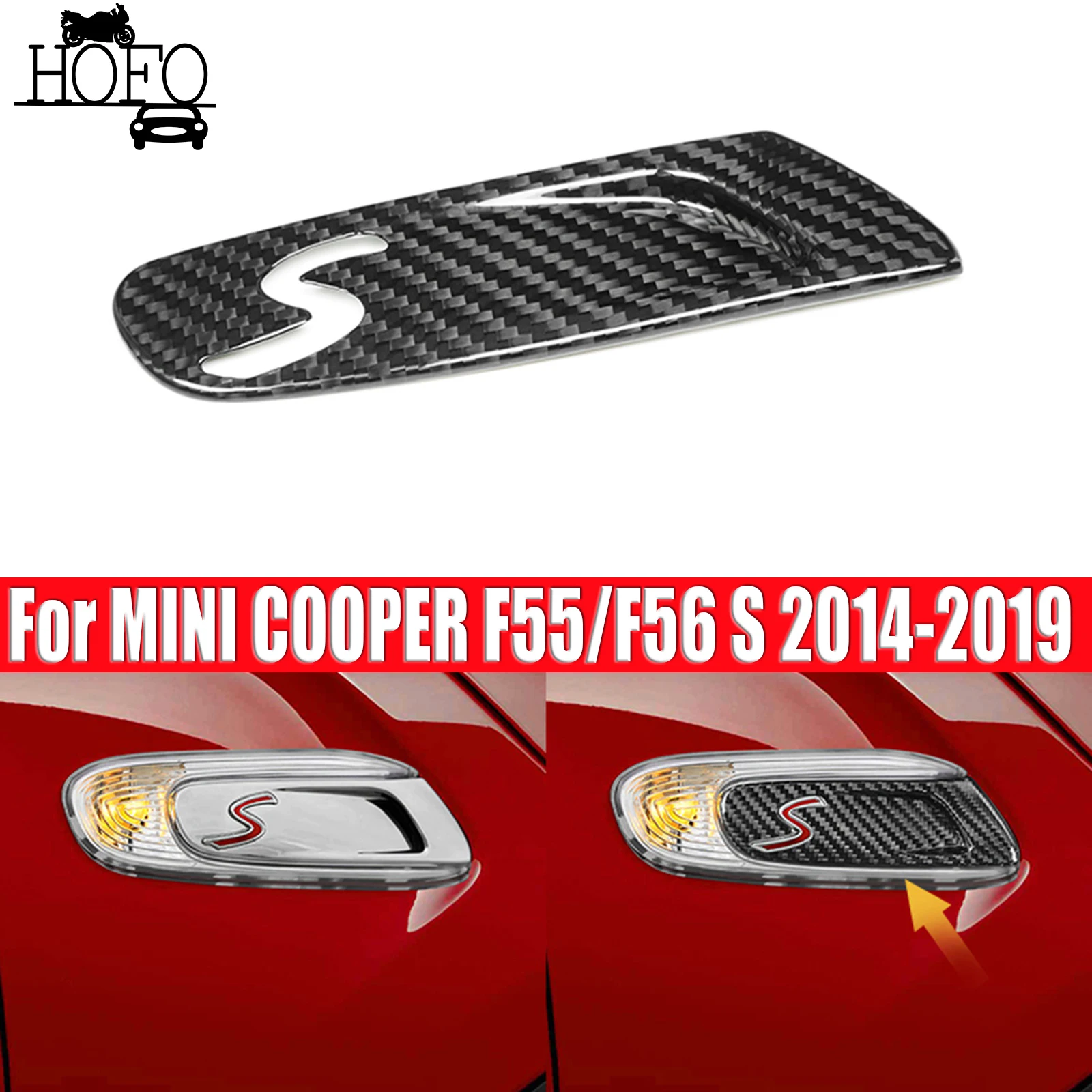 

Side Marker Lamp Cover For MINI COOPER F55/F56 S 2014-2019