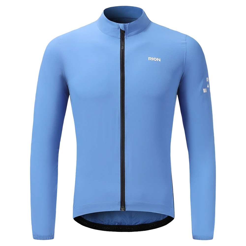RION Herren Windbreaker Packbare Fahrradjacke Winddichte Fahrradjacke Fahrradbekleidung MTB-Jacken UPF50+ Sonnenschutz Leichtgewicht