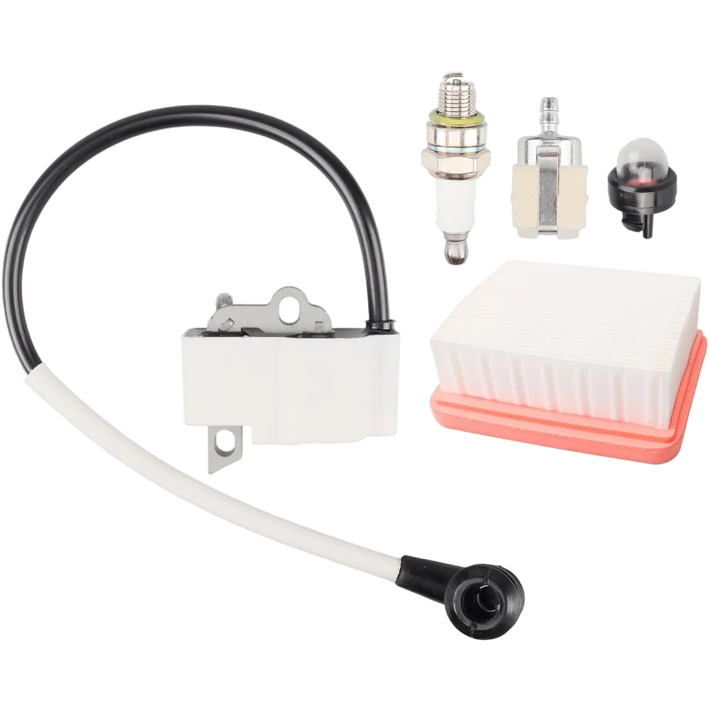 1set For DSH700 DSH900 Ignition Coil Kit Air Filter Ignition Engine Power Tools Replacement Metal Ignition Coil Kit