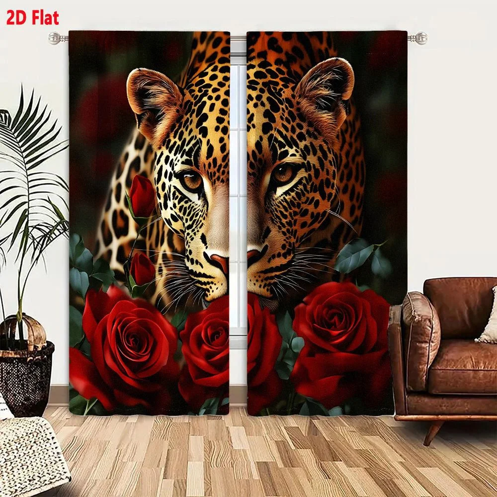 2Pcs Curtains Please provide the product details in the content field so I can generate the title. Window Drapes for Bedroom Roo