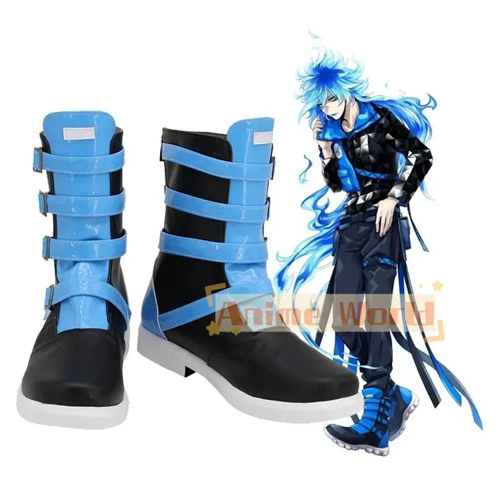 

Twisted Wonderland Idia Shroud Halloween Carnival Boots Cosplay Shoes Custom Made Halloween Carnival Party Props