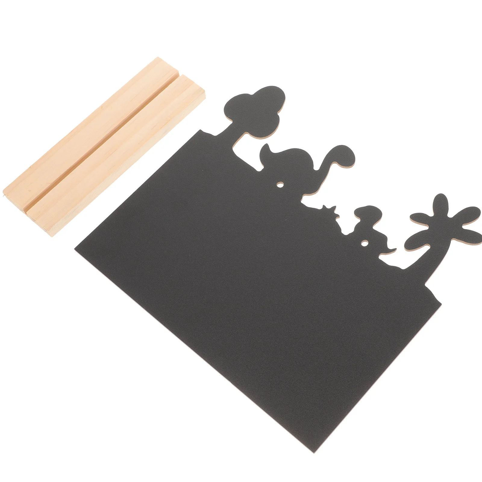 Mini letrero de pizarra, Material de madera, bordes lisos, larga duración, sin arañazos, para el hogar, tienda, fiesta, Buffet, tablero de menú