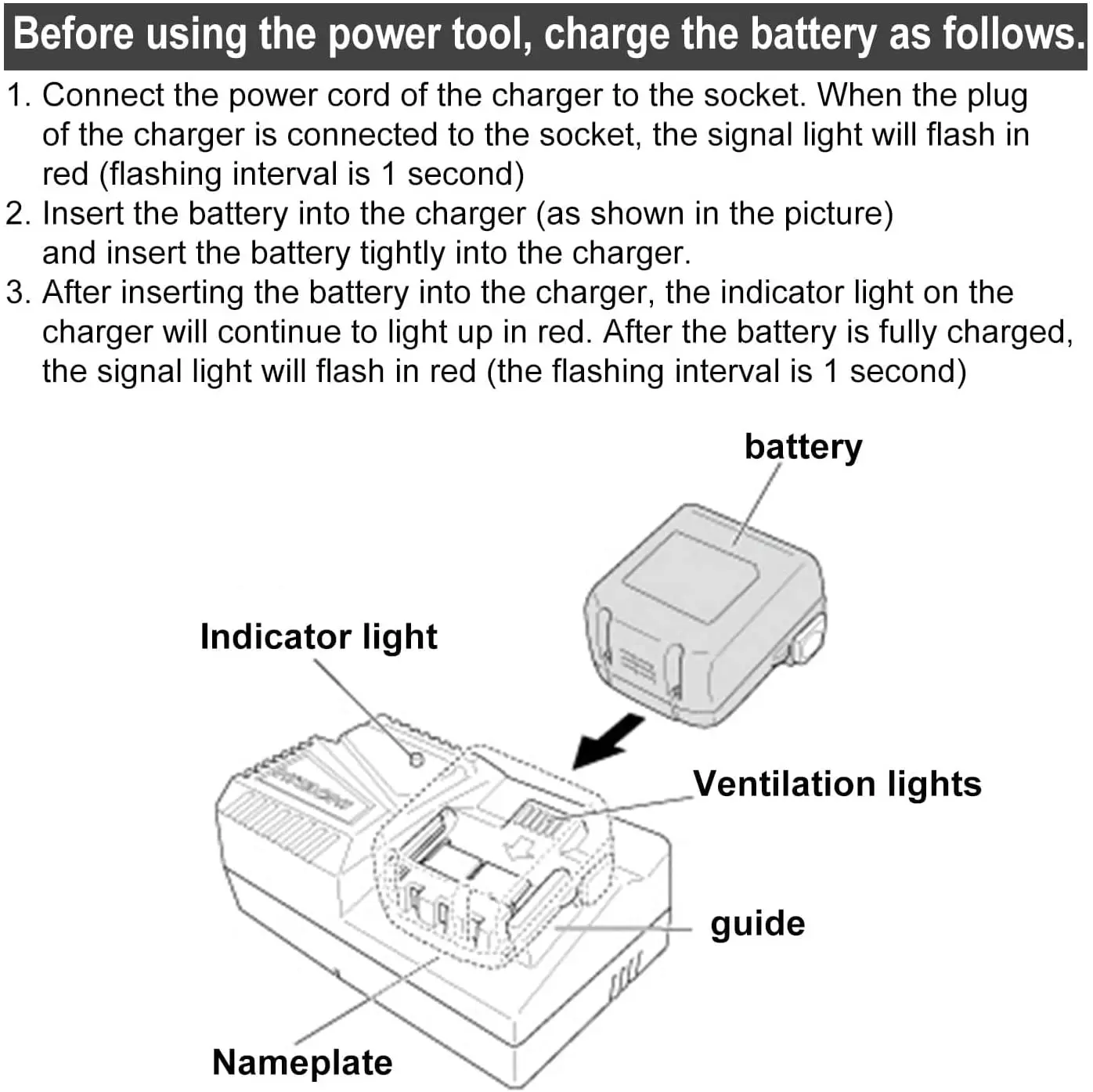 14.4V-20V Max Lithium Battery Charger Compatible with Hitachi Electrical Drill UC18YFSL BSl1415 BSl1420 BSl1430 BSl1440 BSl1450