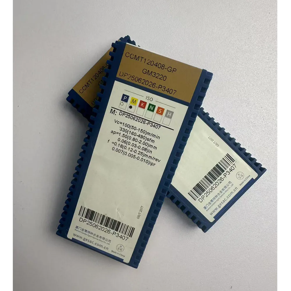 

HUAZHICHUN CCMT120408-GP GM3220 Carbide Inserts Milling Cutter Tool