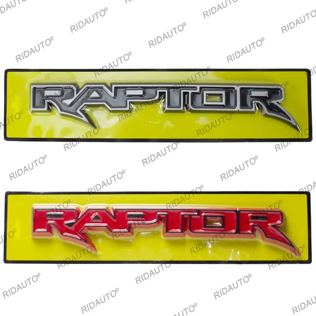 3D Large RAPTOR Emblem Badge Body Side Door Logo Car Stickers For FORD RAPTOR F150 fx4 XLT Trunk Rear Modified Accessories