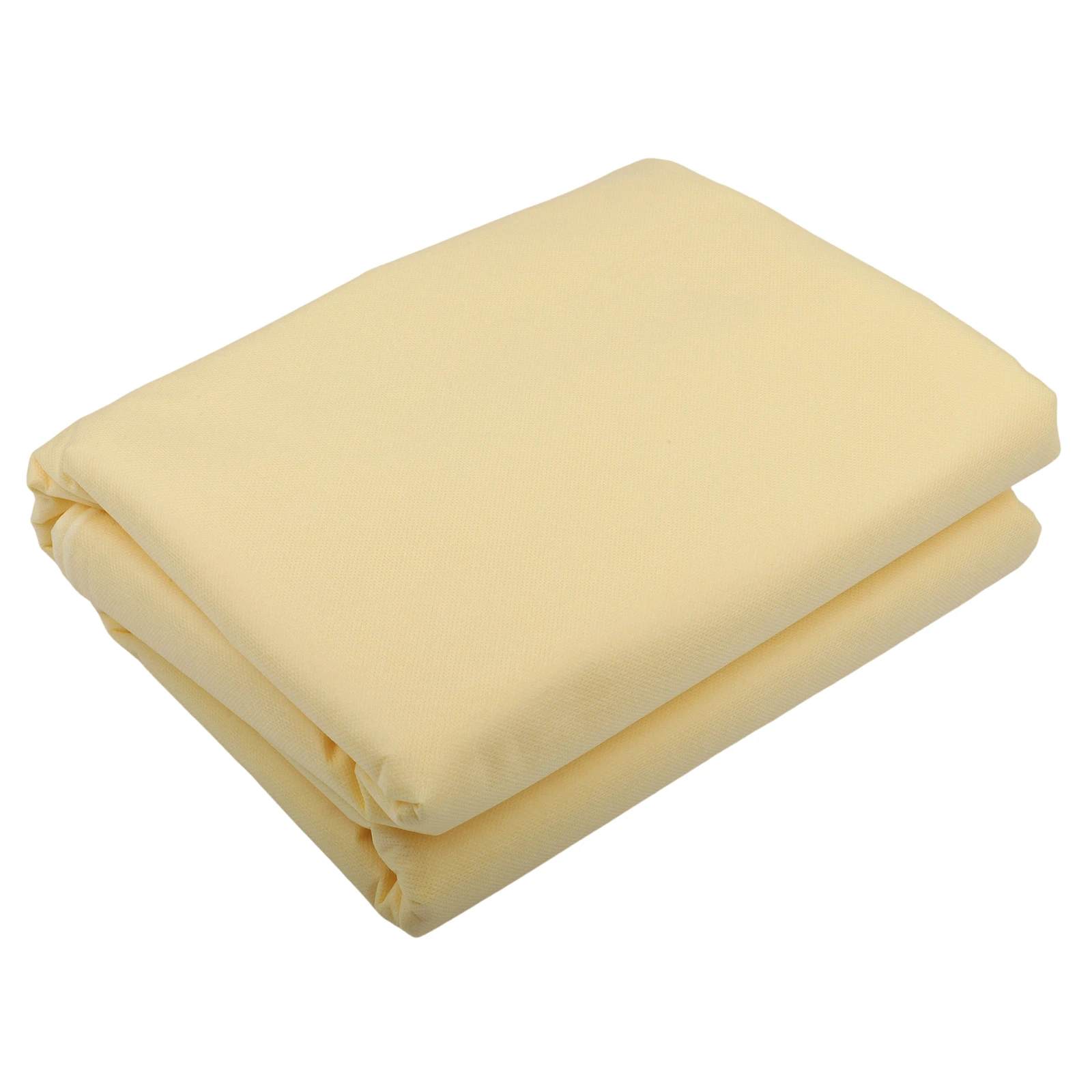 Heavy non woven fabric winter plant cover with zipper and drawstring helps shield plants from frost and cold wind damage
