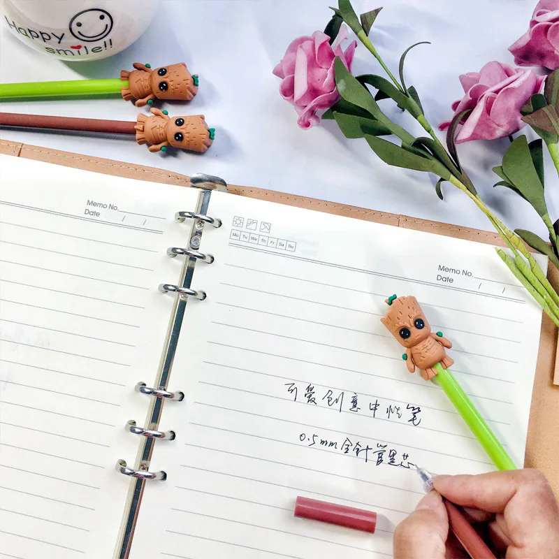 Набор из 20 шт., нейтральная ручка, мультяшное пугало, набор гелевых ручек, милые студенческие офисные принадлежности, канцелярские товары, оптовая продажа, инструменты для письма, подарки