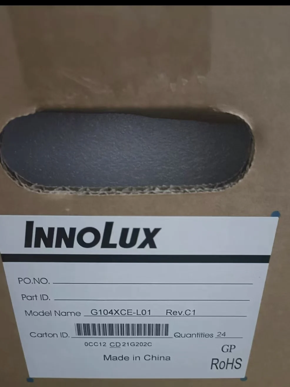 New original 10.4 Inch G104XCE-L01  G104XCE-LH1 Model Industrial LCD Screen