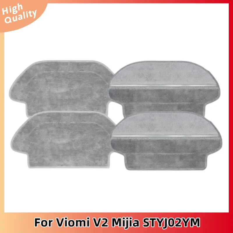 Mop Inserts for Viomi V2 V-RVCLM21B Mijia STYJ02YM Series Robot Vacuum Cleaner Accessories Fabric Mop Insert Kit