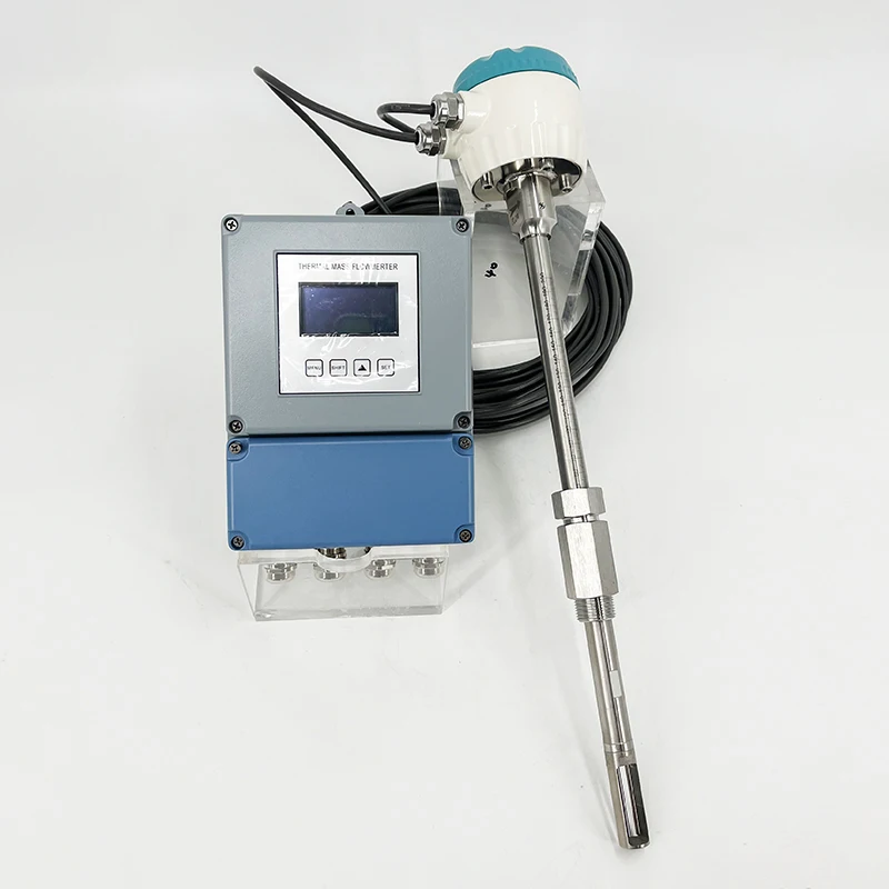 Control Methane Gas Flow Meter Digital Air Thermal Mass Flow Meter