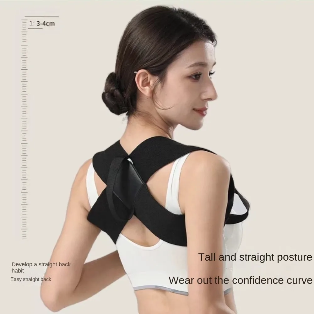 Adjustable Adult Corrective Belt Back Shoulder Open Shoulder Clavicle Spine Support Prevention Humpback Anti-camel