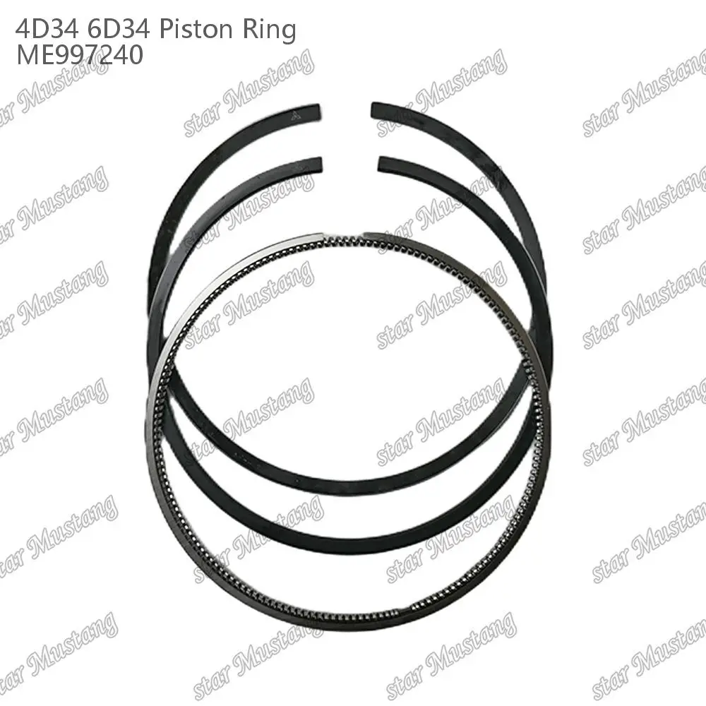 4D34 6D34 Piston Ring ME997240 Suitable For Mitsubishi Engine Parts