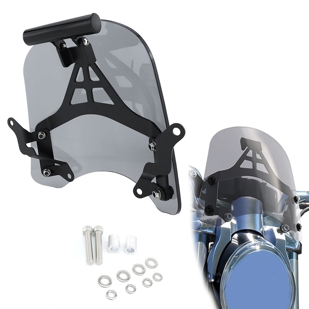 

Fit For Harley-Davidson VRSCF V-Rod Muscle 2009-2017 Motorcycle Windscreen Windshield Deflector GPS Mount Navigation Bracket