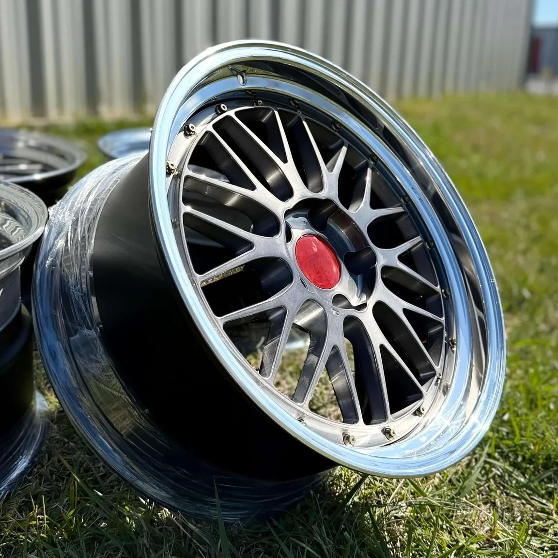 

Bku 3 Piece Wheels LM for G80 M3 F82 M4 F87 M2 F90 M5 19 20 21 Inch Rims Custom Triple Step Lip Alloy 5x112 Wheels