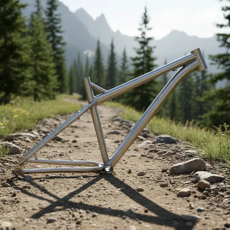 

Titanium MTB Frame For 26 And 29 Inch Wheels With UDH Dropout Disc Brake Mounts For Mountain Biking Cross Country Cycling