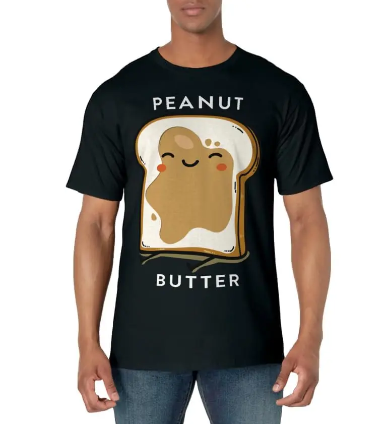 Peanut Butter and Jelly Matching Couple Shirts Cool Outfits Cute Aesthetic Shirt Short Sleeve Crew Neck Tshirt