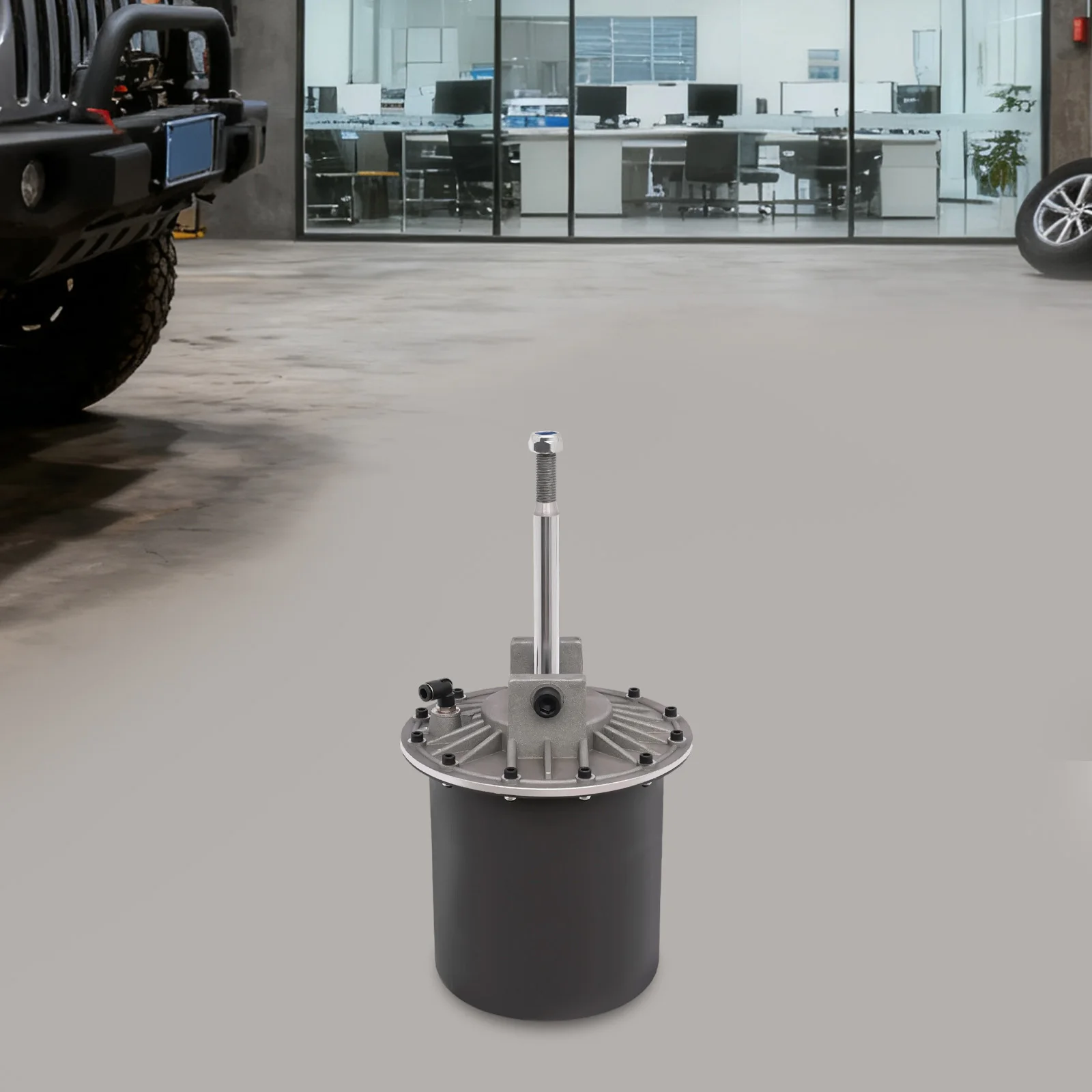 Aluminum Cylinder, Bead Breaker, 350mm Tire Changer Spare Part, High Strength Air Cylinder, Leak-Proof Seal, Wear and Heat Resistant, Stable All-Weather Performance, For Manual Tire Changer Machine, Auto Garage Equipment