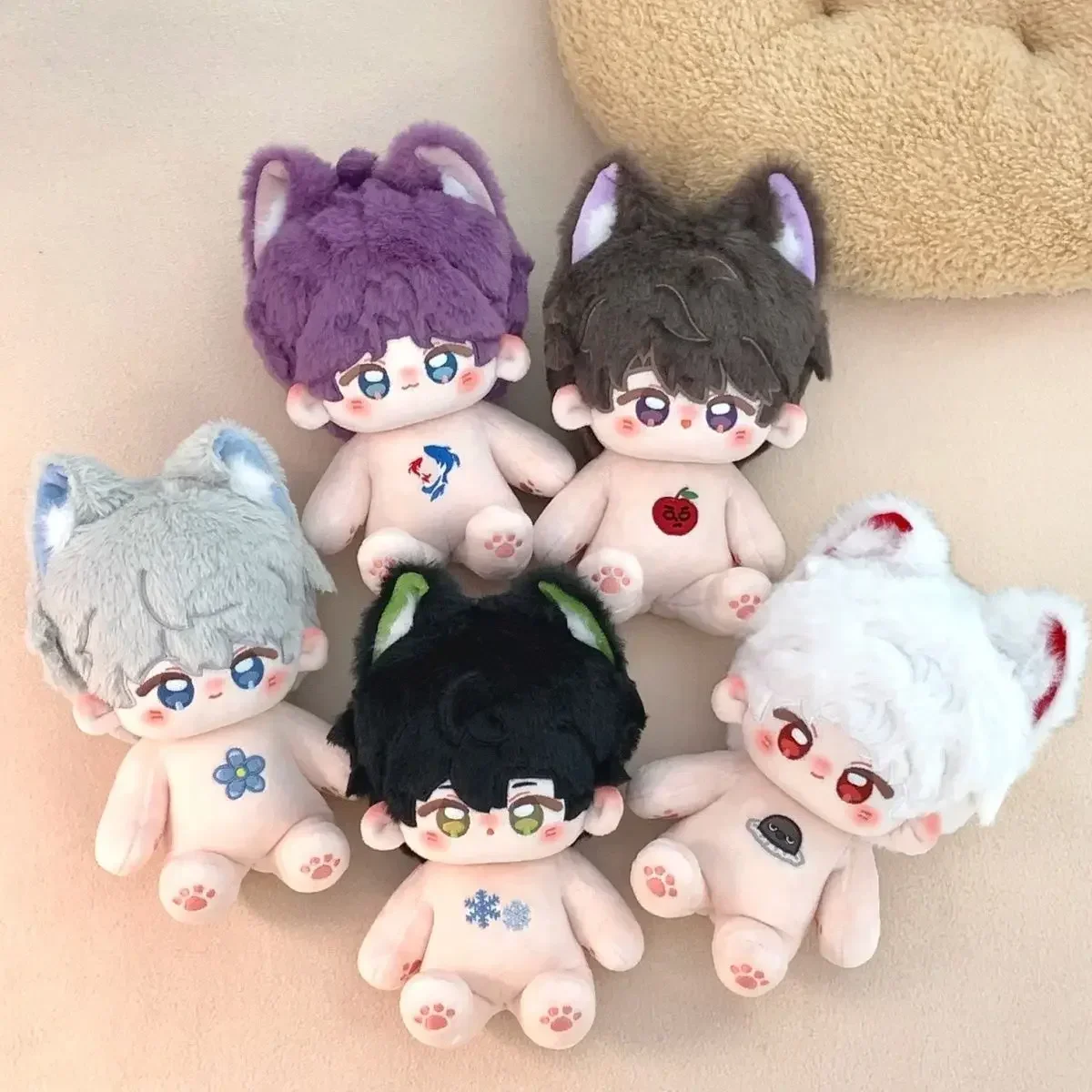 20cm Love and Deepspace Xavier Sylus Rafayel Sylus Caleb Cotton Body Anime Cartoon Plush Plushie Doll Cosplay Figures Gift xmas