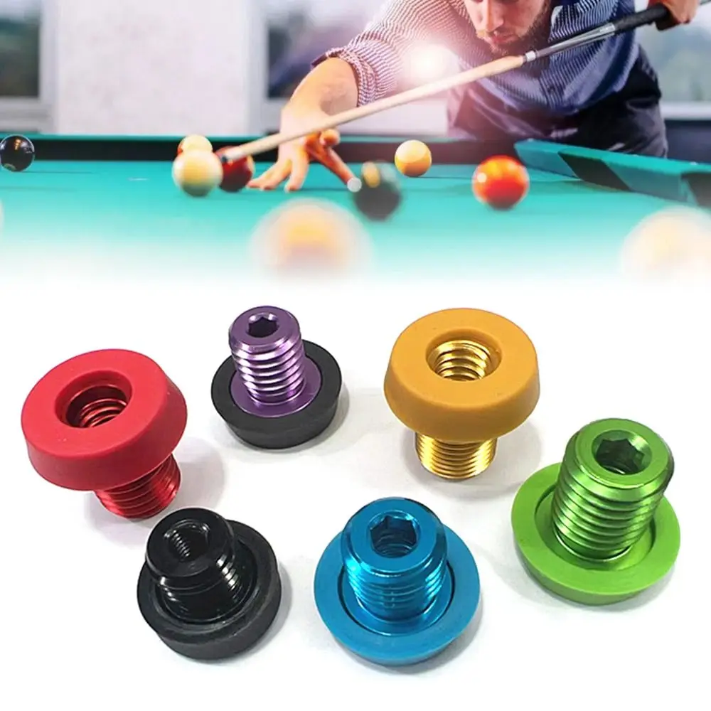 

1Pcs Billiard Extension Accessory Billiard Cue Bumper Bottom Cover Pool Cue Back Plug Screw for MEZZ/Universal/HOW/PERI